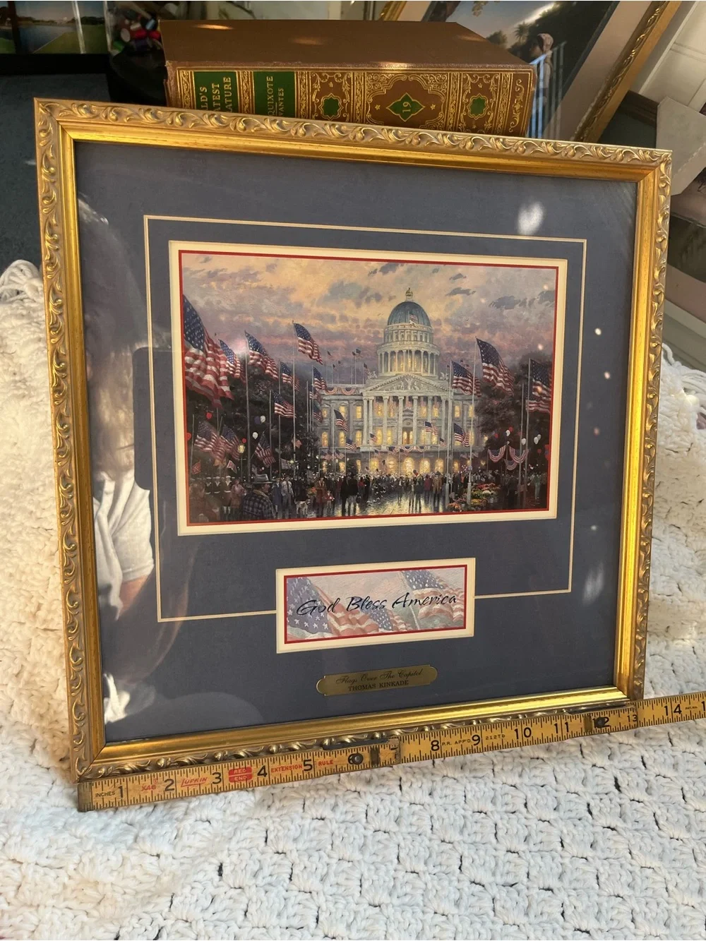 Flags Over The Capitol -Thomas Kinkade (1958 - 2012)